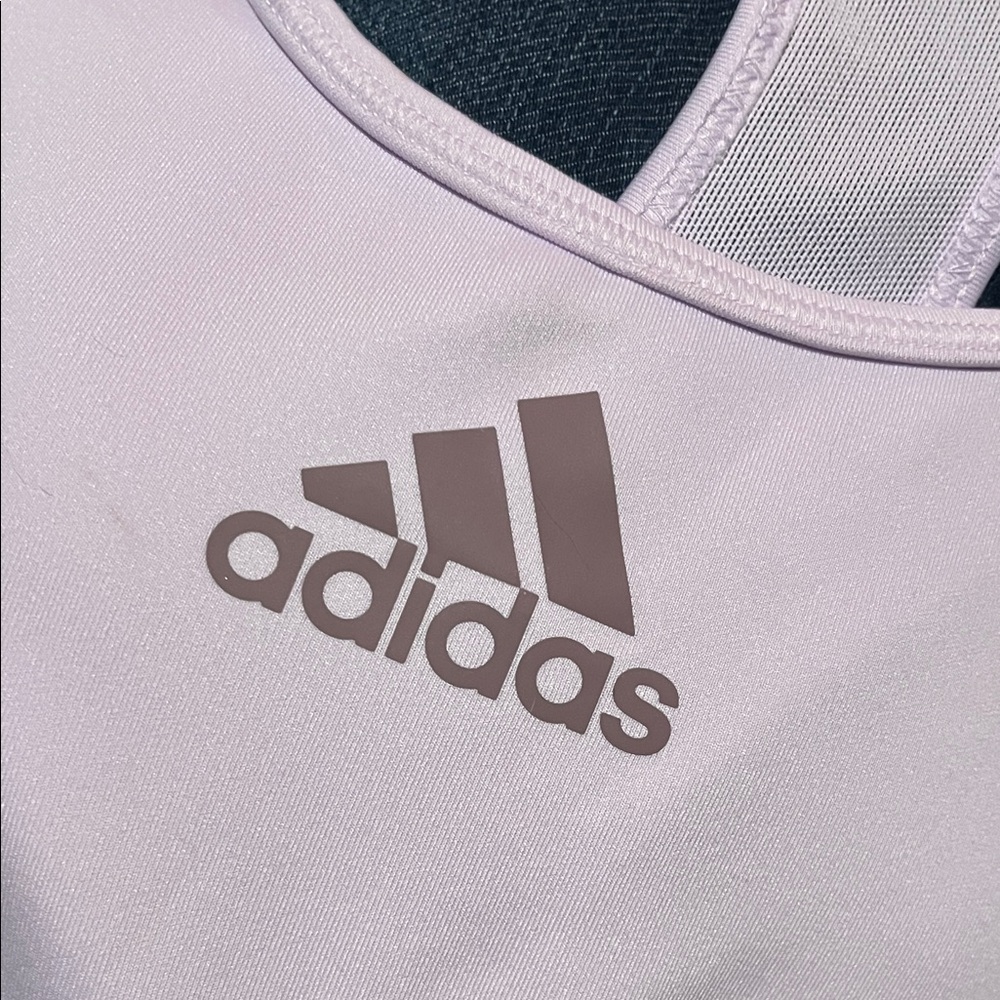 adidas Light Pink Sports Bra - Picture 4 of 4